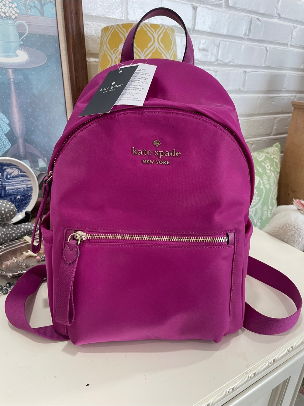 NWT Kate Spade Chelsea Medium Backpack Baja Rose